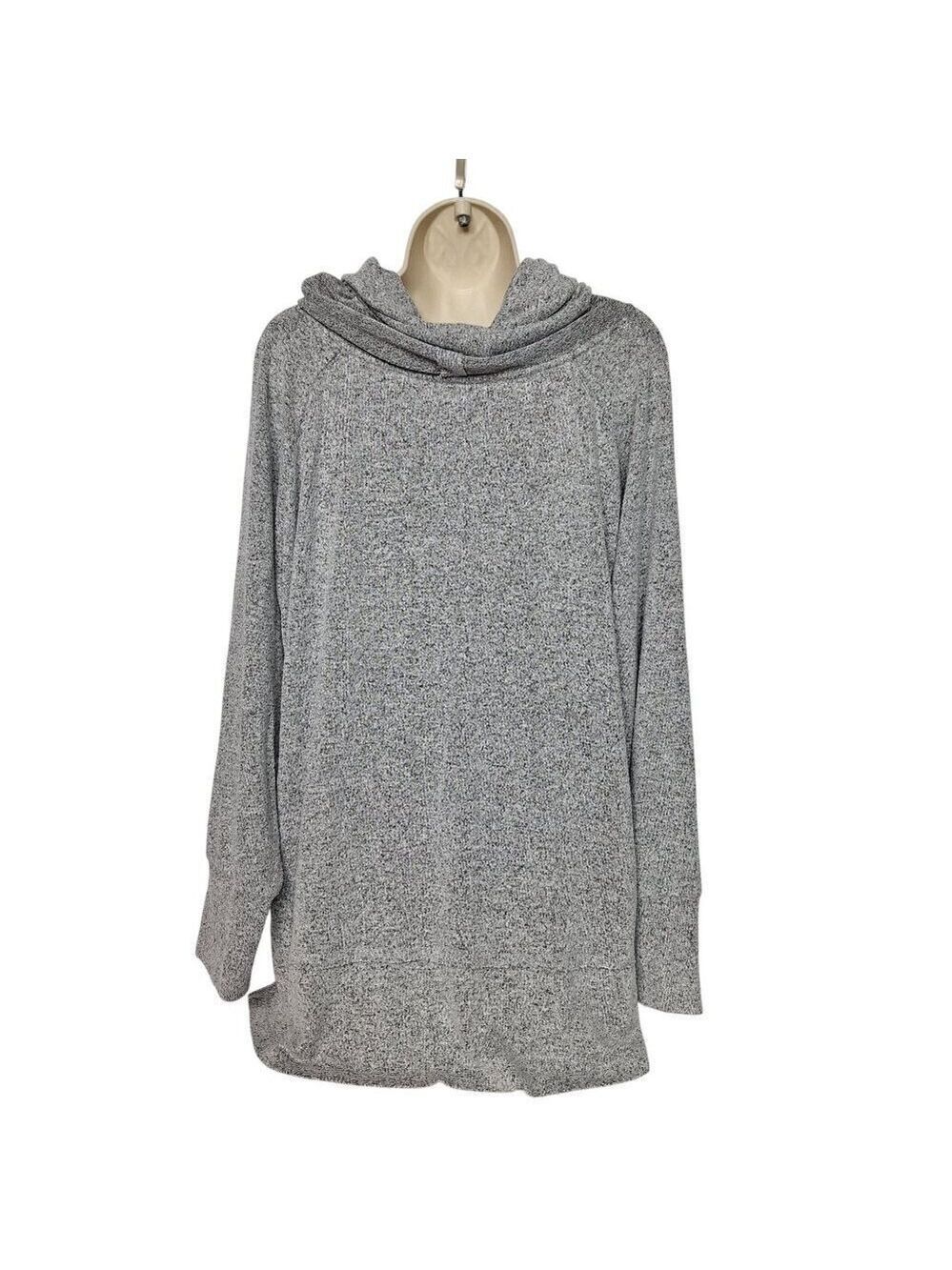 Alexander Jordan Gray Cowl Neck Sweater Women's 1X - Picture 3 of 5